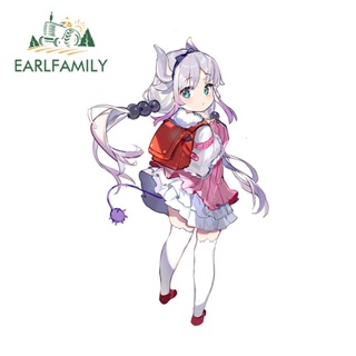 Earlfamily สติกเกอร์ไวนิล ลายกราฟิก Miss Kobayashis Dragon Maid 13 ซม. x 8 ซม. สําหรับติดตกแต่งรถยนต์ แล็ปท็อป