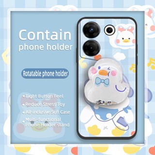 Anti-knock Dirt-resistant Phone Case For Tecno Camon20 Pro 5G/CK8n Fashion Design Cartoon drift sand Back Cover Kickstand