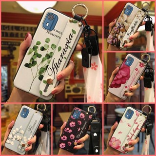 Soft case ring Phone Case For Nokia C02/TA-1522 Phone Holder Durable Wrist Strap Waterproof Back Cover protective Shockproof