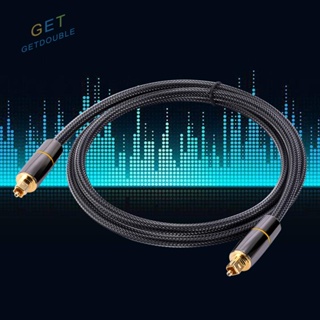 [Getdouble.th] สายเคเบิลโคแอกเชียล SPDIF ดิจิทัล ออปติคอล ชุบทอง 1 1.5 2 3 5 เมตร