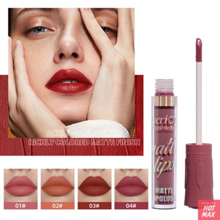 AmeriColor Makeup Matte Matte Velvet Non-fading Lip Glaze Natural Long-lasting Three-dimensional Non-stick Cup Lip Gloss Lipstick [hotmax]