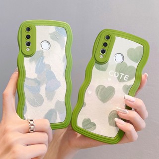 เคสโทรศัพท์มือถือแบบนิ่ม TPU ลายดอกไม้ หัวใจ สําหรับ Huawei Y9 Prime 2019 Y7 Pro 2019 Mate40 Mate30 Mate50 Pro