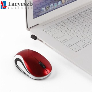 Lacyeszb เมาส์ไร้สาย USB 2.4G ออกแบบตามสรีรศาสตร์ สําหรับแล็ปท็อป คอมพิวเตอร์ โน้ตบุ๊ก