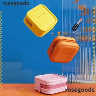 Rosegoods1 กระเป๋าเครื่องสําอาง กระเป๋าเก็บลิปสติก จุของได้เยอะ สําหรับผู้หญิง