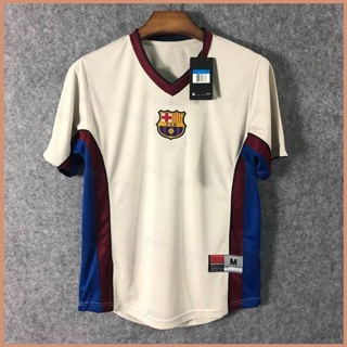 Si Barcelona Jersey เสื้อยืดลําลอง แขนสั้น คอกลม พิมพ์ลายทีมชาติฟุตบอล พลัสไซซ์