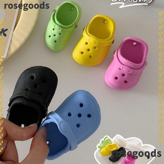 Rosegoods1 จี้รูปรองเท้า แบบแมนนวล คุณภาพสูง DIY สําหรับรองเท้า 2 ชิ้น