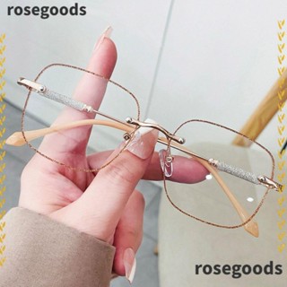 Rosegoods1 แว่นตาป้องกันแสงสีฟ้า แบบพกพา ป้องกันดวงตา สําหรับผู้ชาย และผู้หญิง