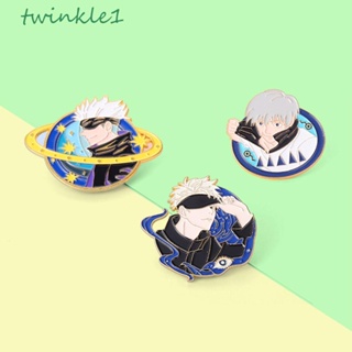 Twinkle1 เข็มกลัดโลหะ ลายการ์ตูนมหาเวทย์ผนึกมาร สําหรับตกแต่งกระเป๋า แจ็กเก็ต เสื้อผ้า