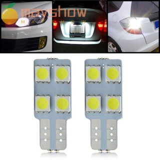 Mayshow ไฟติดป้ายทะเบียนรถยนต์ LED 5050 4SMD COB สว่างมาก 2 ชิ้น 2 ชิ้น