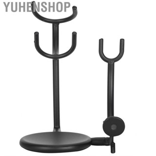 Yuhenshop Razor Stand  Men Iron Alloy Black Shaving Brush Holder Household for Display Dry