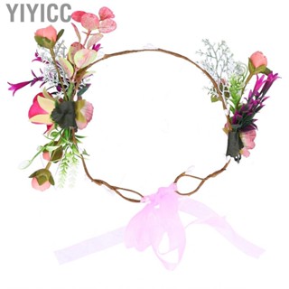 Yiyicc Hair Wreath  Garland Crown Comfortable for Parties Weddings Festivals