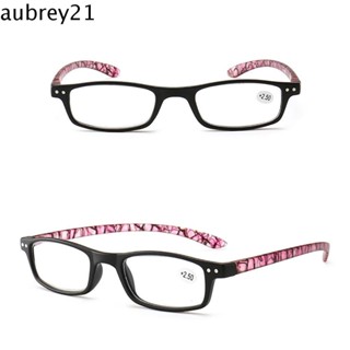 Aubrey1 แว่นตาสายตายาว ป้องกันรังสียูวี เรซิน พิมพ์ลาย สําหรับผู้หญิง และผู้ชาย