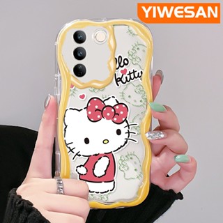 เคสโทรศัพท์มือถือใส แบบนิ่ม ลายการ์ตูนคิตตี้ กันกระแทก สําหรับ vivo V27 Pro 5G V27E 5G S16 Pro 5G S16E 5G