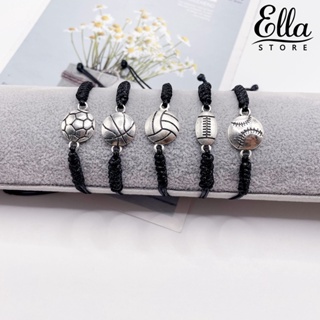 Ellastore123 สร้อยข้อมือสเตนเลสถัก ปรับได้ กันสนิม สําหรับผู้ใหญ่ ทุกเพศ ทุกวัย