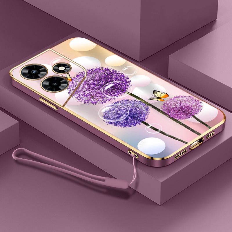 YBDเคสโทรศัพท์สําหรับTecno Spark 10 Pro 10C KI5q KI5k KI7 Camon 20 Pro Tecno CK6 CK6n CK7n Dandelion