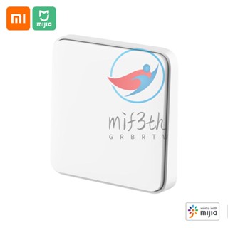 Mif) Xiaomi Mijia สวิตช์ไฟอัจฉริยะอัจฉริยะ ควบคุมด้วยเสียง แบบเปิดเดี่ยว และคู่ สําหรับ Xiaomi Smart Home (DHKG01ZM)