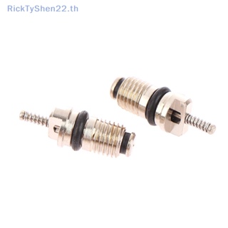 Ricktyshen แกนวาล์วทองแดง A/C R134a สําหรับซ่อมแซมเครื่องปรับอากาศรถยนต์ 10 ชิ้น