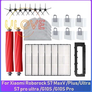 ชุดอุปกรณ์เสริม สําหรับหุ่นยนต์ดูดฝุ่น Xiaomi Roborock S7 MaxV Plus Ultra S7 Pro Ultra G10S G10S Pro 28 ชิ้น