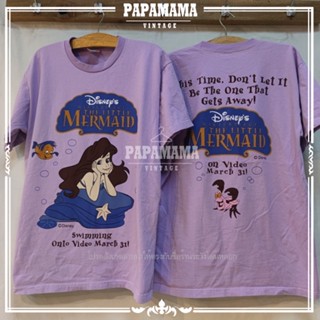 New T-Shirt Ix The Little Mermaid Disneys The Legendary Animation Disney Cartoon papama Vintage