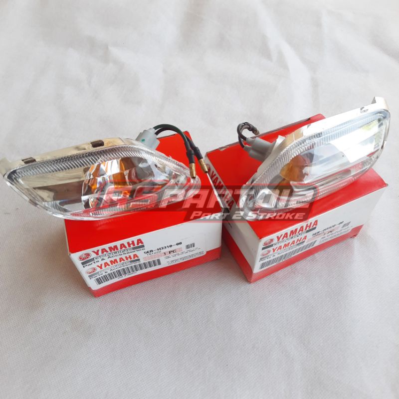 RITTING LAMPU SEN F1ZR FIZR VEGA OLD ORIGINAL YAMAHA PAIR 5ER-H3310-00 / 5ER-H332-00 .,