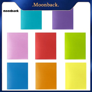 &lt;moonback&gt; แฟ้มพลาสติก อเนกประสงค์ 8 แพ็ก สําหรับจัดเก็บเอกสาร สํานักงาน โรงเรียน