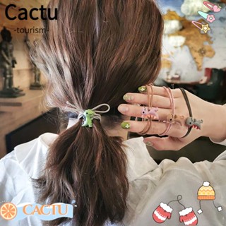 Cactu ยางมัดผม เชือกมัดผม เครื่องประดับผม น่ารัก สาว ไดโนเสาร์น้อย