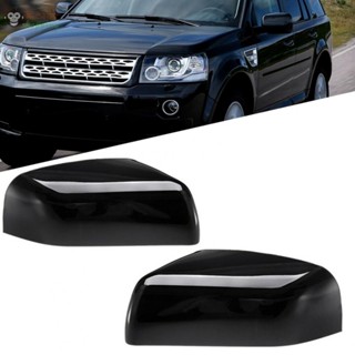 ฝาครอบกระจกมองหลัง สีดํา สําหรับ Land Rover Discovery 4 LR4 Rover Sport 2 ชิ้น