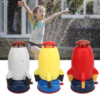 GARDEN LIVE Outdoor Fly Sprinkler Launcher Water Toy 360 ° Rotating Flying Spraying สำหรับสวน