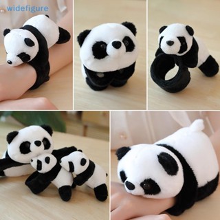 Widefigure 1 ชิ้น Kawaii Animal Slap Snap Wrap สายรัดข้อมือสร้อยข้อมือแพนด้าตุ๊กตามือสายรัดข้อมือสําหรับเด็กของเล่นวันเกิดที่สง่างามของขวัญที่ดี