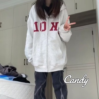 Candy Kids  เสื้อผ้าผู้ญิง แขนยาว เสื้อฮู้ด คลุมหญิง สไตล์เกาหลี แฟชั่น  ทันสมัย รุ่นใหม่ fashion ins A98J27D 36Z230909