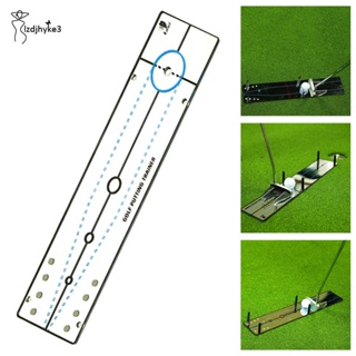 [lzdjhyke3] กระจกจัดตําแหน่งพัตกอล์ฟ น้ําหนักเบา สําหรับฝึกตีกอล์ฟ