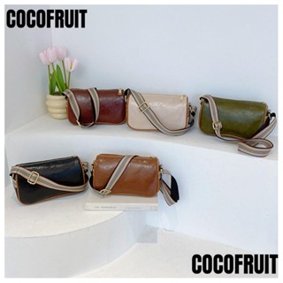 Cocofruit กระเป๋าสะพายไหล่ กระเป๋าถือ หนัง PU ทรงโท้ท ขนาดใหญ่ จุของได้เยอะ สีพื้น สไตล์คลาสสิก สําหรับสตรี ชอปปิ้ง