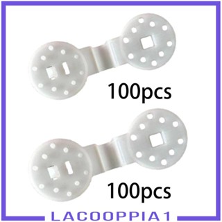 [Lacooppia1] คลิปหนีบผ้าตาข่าย ป้องกันนก ใช้ซ้ําได้ สําหรับคลุมรถยนต์ ลานบ้าน 100 ชิ้น