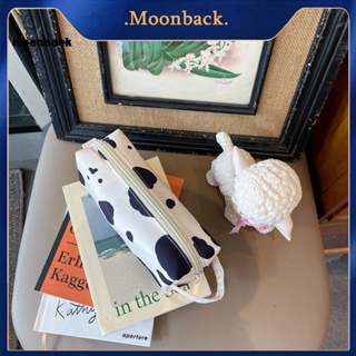 &lt;moonback&gt; กระเป๋าดินสอ โลหะ มีซิป สําหรับนักเรียน แต่งหน้า เครื่องสําอาง