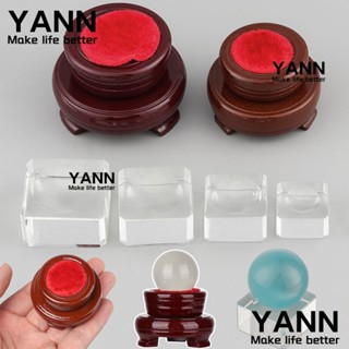 Yann1 ฐานวางลูกบอลคริสตัลใส สไตล์เรโทร สําหรับตกแต่งบ้าน