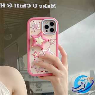 เคสซิลิโคนนิ่ม ลายดาว 3D สําหรับ iPhone 11 12 Pro Max iPhone 13 14 Pro Max