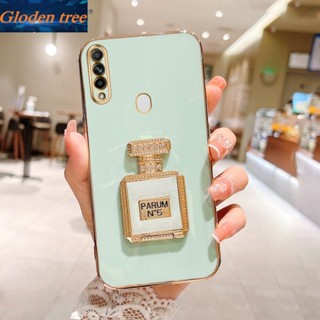 เคสโทรศัพท์มือถือ แบบพับได้ ลายต้นไม้ Gloden พร้อมขาตั้ง สําหรับ OPPO A31 2020 A33 2020 A36 OPPO A3S