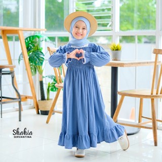 ชุดเดรสแขนยาว ลาย Elsa DRESS GAMIS สําหรับเด็กผู้หญิง อายุ 1 2 3 4 5 ปี