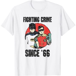 เสื้อยืดแขนสั้น ผ้าฝ้าย 100% พิมพ์ลาย Batman Classic TV Series Since 66 พรีเมี่ยม แบบหนา สําหรับผู้ชาย และผู้หญิง