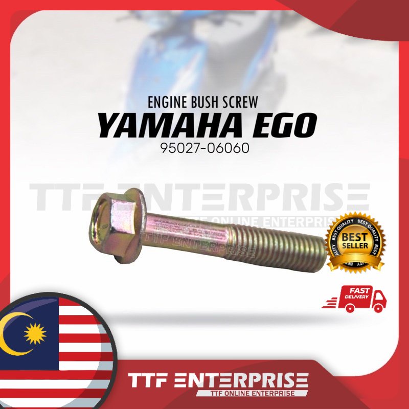 YAMAHA EGO ENGINE BUSH SCREW 95027-06060