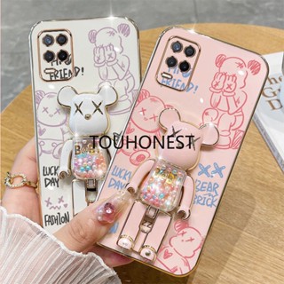 เคส Realme 8 Pro เคส Realme 10 Pro เคส Realme 7i Casing Realme 8i Case Realme C17 Case Realme C31 Case Realme V13 Case Realme Q3 Q3i Case Realme Narzo 50 Case Shockproof Cartoon Anime Graffiti Kaws Bear Stand Cute Phone Case TB โทรศัพท์มือถือ กันกระแทก