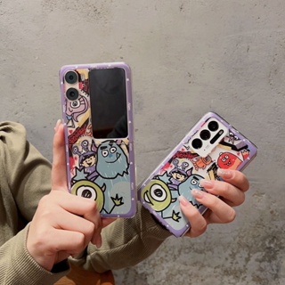 เคสโทรศัพท์มือถือ PC แข็ง แบบใส กันกระแทก ลายการ์ตูน Sulley น่ารัก สําหรับ Oppo Find N2 Flip 5G Find N2