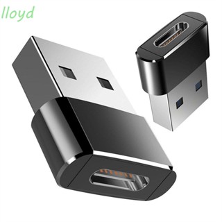 อะแดปเตอร์แปลงข้อมูล Lloyd Male To Female Usb To Type-C Plug Type-C แปลงหัว Usb-C เชื่อมต่อ / หลากสี