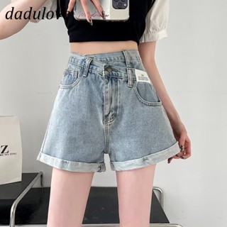 DaDulove💕 New Korean Version of INS WOMENS Denim Shorts High Waist Loose Wide Leg Pants Large Size Hot Pants