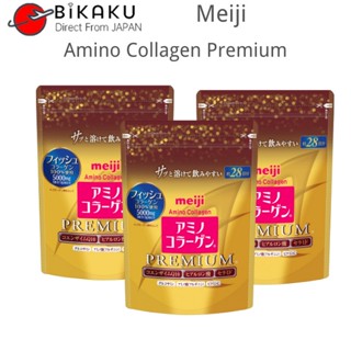 【ส่งตรงจากญี่ปุ่น】ใหม่ Pkg Meiji เม้าส์อะมิโนคอลลาเจนพรีเมี่ยม 196 กรัม X 3 ชิ้น /  อาหารเสริม  / อาหารสุขภาพ / อาหารเพื่อสุขภาพ / ผลิตภัณฑ์เสริมอาหาร