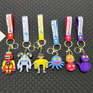 พวงกุญแจ จี้ตุ๊กตามอนสเตอร์ Jason My Singing Monsters Wubbox Toe Jammer Ghazt Rare Epic Tawkerr ของเล่นสําหรับเด็ก