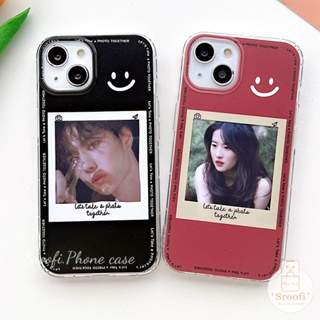 เคส iPhone 14 13 12 11 Pro Max Mini XS Max X XR 8 7 6 6s Plus ใส่โฟโต้การ์ด กรอบรูป หลังคา กล้อง ป้องกัน เคสโทรศัพท์ นิ่ม เคสด้านหลัง