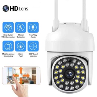 กล้องอินฟราเรดไร้สาย 2.4G WiFi 28 LED หมุนได้ 360 องศา มองเห็นกลางคืน สําหรับในร่ม และกลางแจ้ง