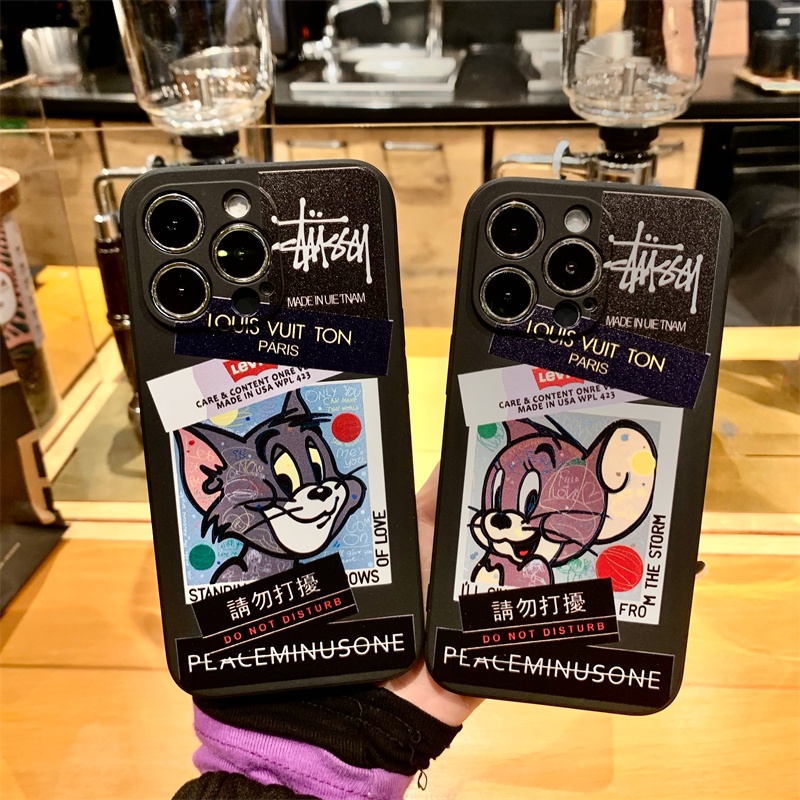 เคสโทรศัพท์มือถือแบบนิ่ม ลายทอมแอนด์เจอร์รี่ D021A สําหรับ OPPO A78 5G A16K A1K A16E F5 F7 F9 F11 PR