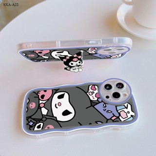 Compatible With Samsung Galaxy A22 A23 A50 A30S A50S A52 A52S A72 A73 A7 2018 5G 4G เคสซัมซุงสำหรับ Case Kuromi เคส เคสโทรศัพท์ เคสมือถือ Case T3